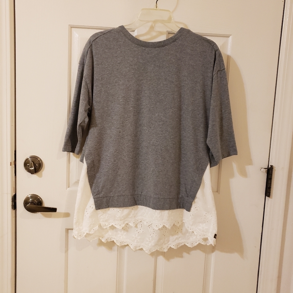 Matilda Jane Gray Blouse Size S